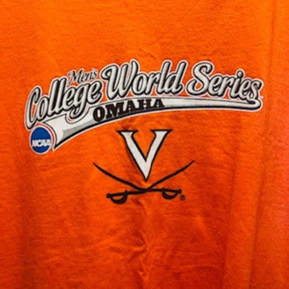 2009 University of Virginia Baseball College World Series Run Tee Shirt Men's L - Picture 2 of 4